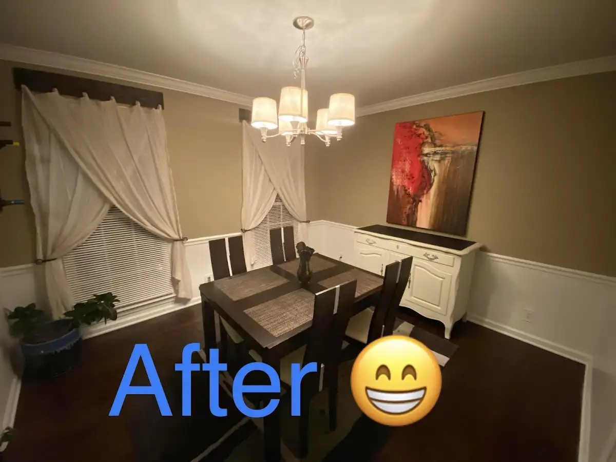 Professional dining room restoration after water damage in Delran
